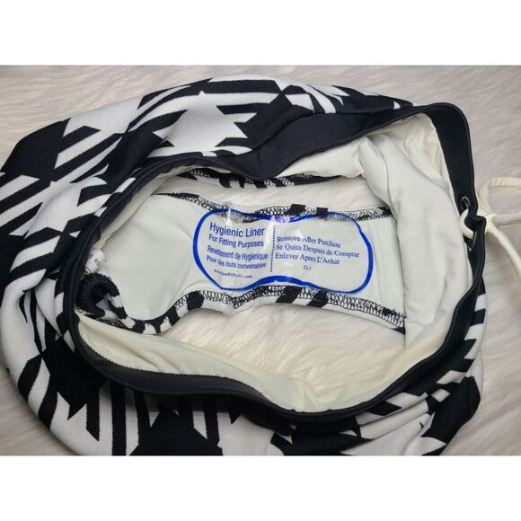 NWOT|SOLID & STRIPED Monika Houndstooth Bikini Bottoms, XS - Picture 7 of 8